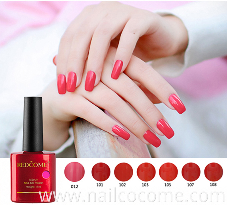 15ml CCO Redcome Soak Off No Base No Top Coat Gel Polish For Nails Salon